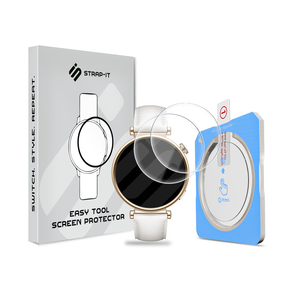 Screenprotector with One-Click Tool - Huawei Watch GT 4 - 41mm