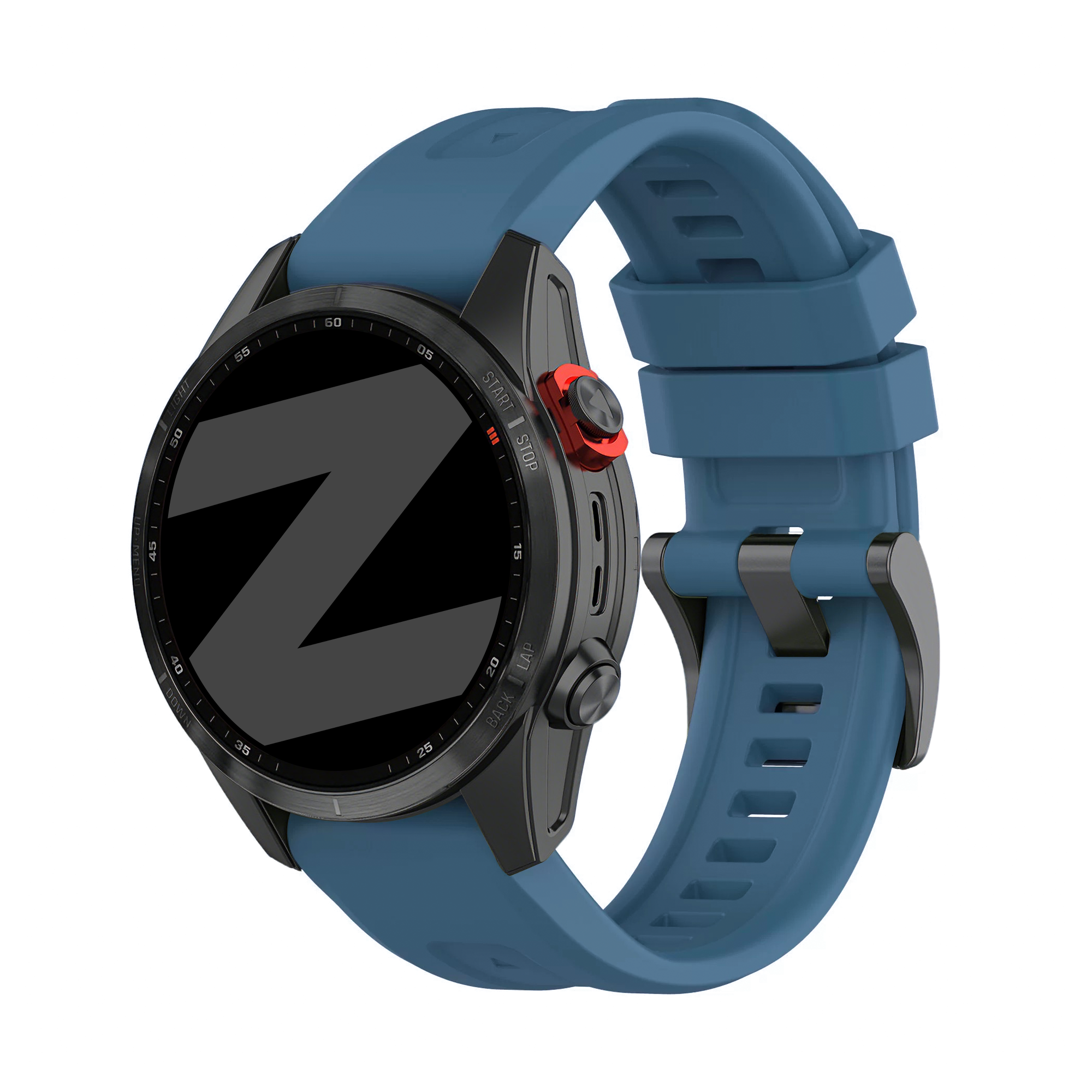 Bandz Garmin Descent Mk3(i) - 43mm Silikonarmband 'Classic' (Felsengrün)