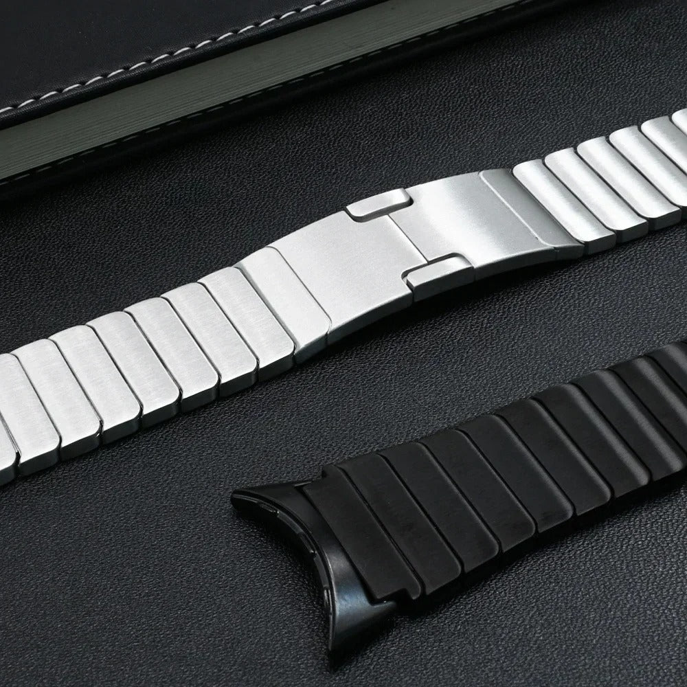 Google Pixel Watch 3 - 45mm Premium Metal Link Strap (Silver)