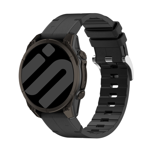 Garmin Descent G2 Hybrid Lederarmband (Schwarz)