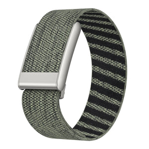 Kompatibel mit Whoop 5.0 Nylonarmband (Grau-gruen)