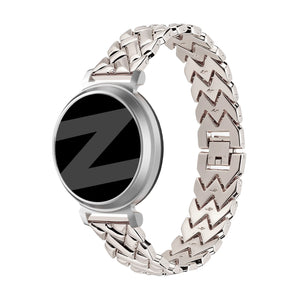 Bandz Pebble Round 2 - 14mm Metal Strap 'V-Type' (Starlight)