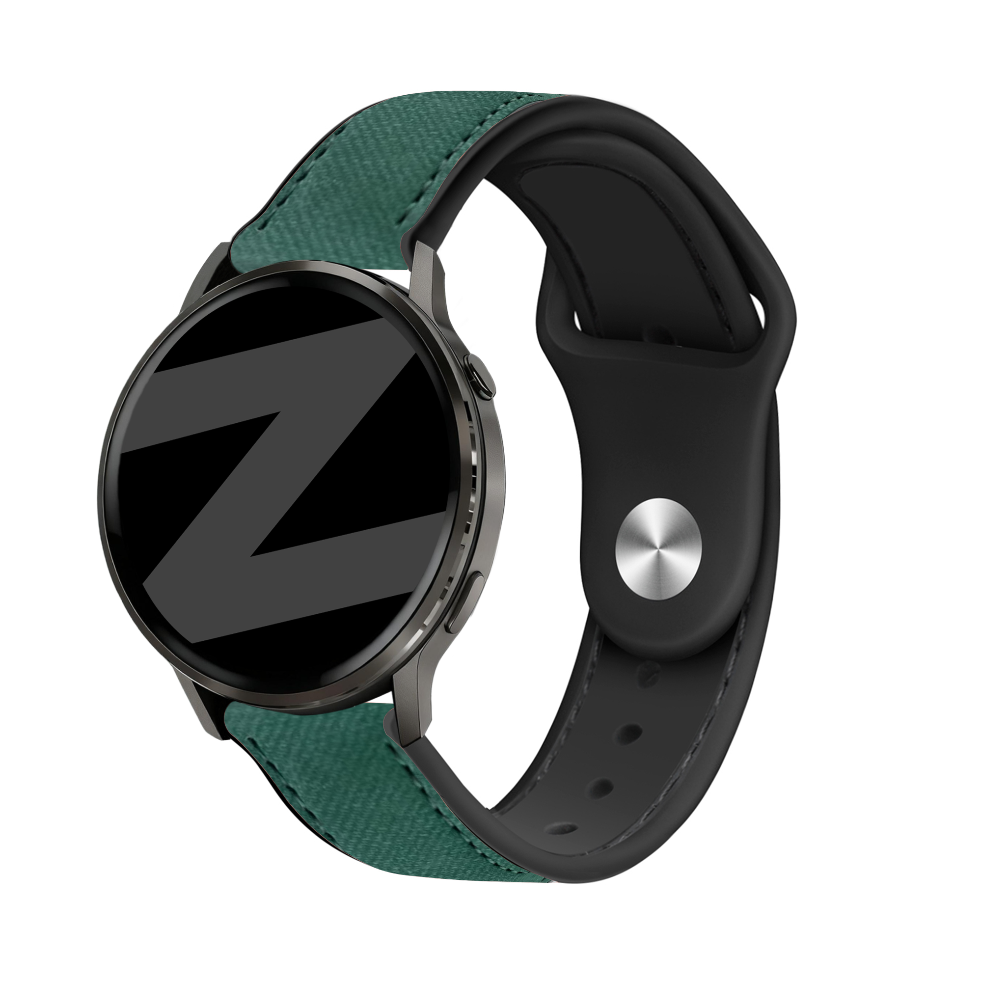 Bandz Garmin Approach J1 Lederarmband 'Hybrid' (Grün)