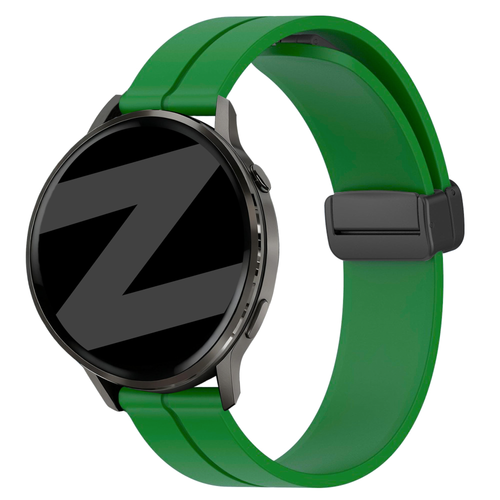 Bandz Garmin Vivoactive 3 Silikonarmband mit D-Schnalle (Grün)