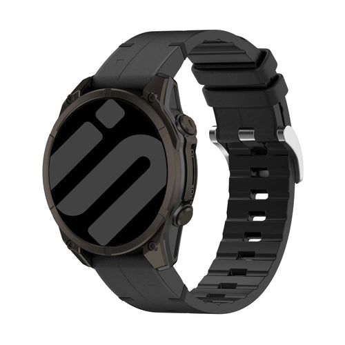 Garmin Fenix 8 - 47mm Leather Hybrid Strap (Black)