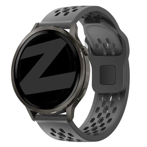 Bandz Garmin Venu 4 - 45mm Silikonarmband 'Air' (Dunkelgrau)