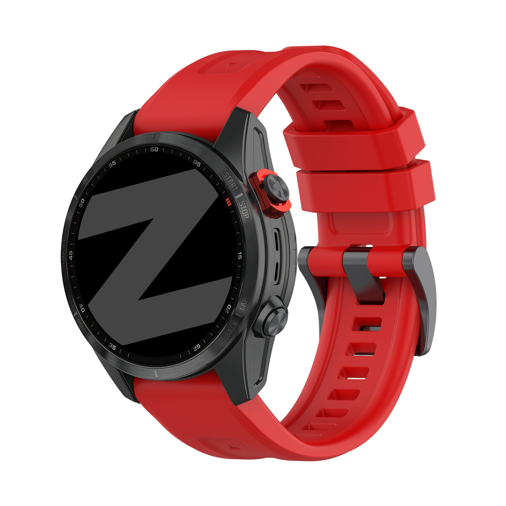 Bandz Garmin Descent Mk1 Silikonarmband 'Classic' (Rot)