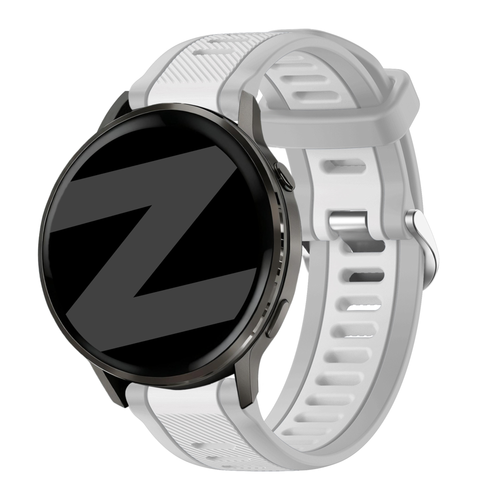 Bandz Garmin Vivoactive 3 Dual Buckled Sport Strap (Grey)