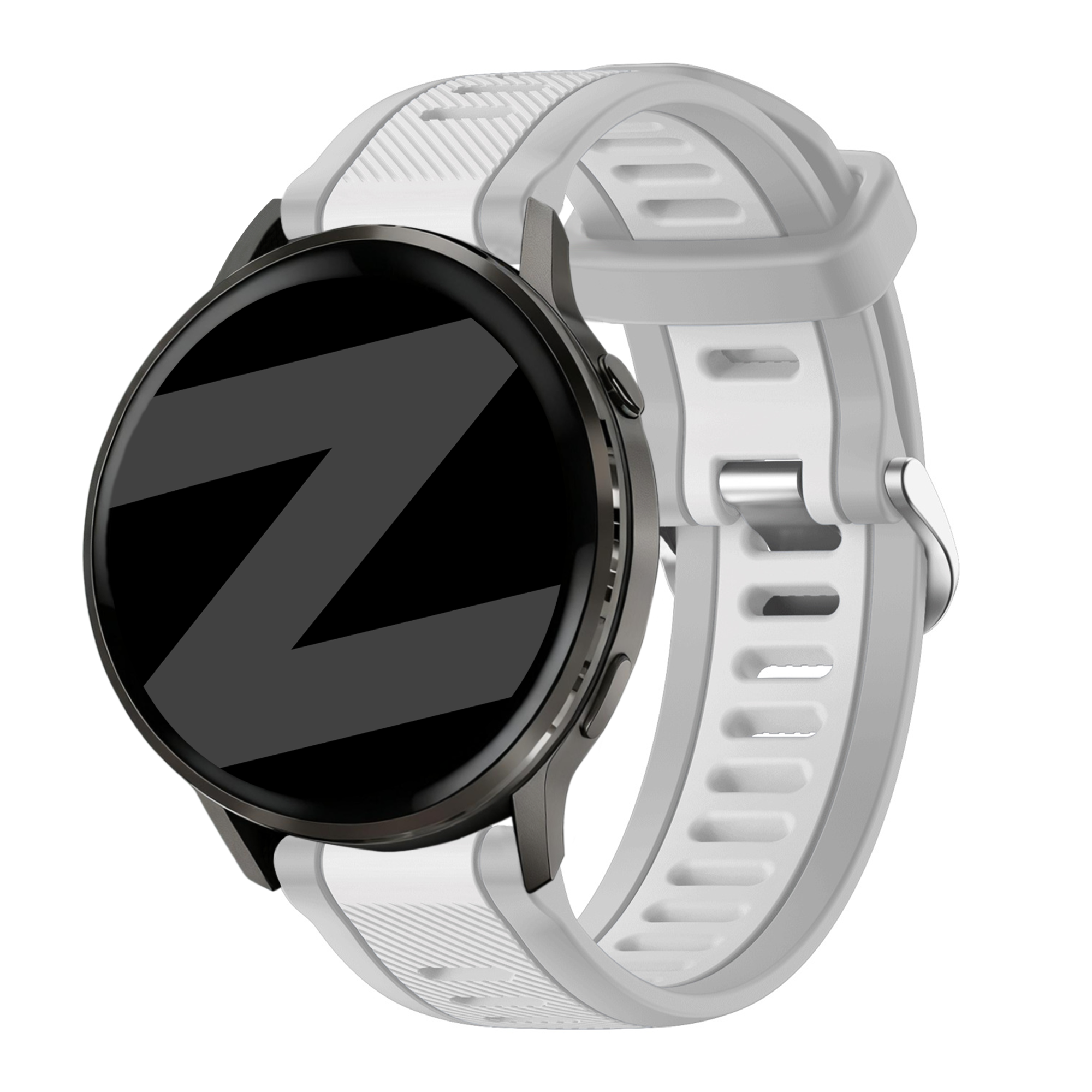 Bandz Garmin Vivoactive 3 Dual Buckled Sport Strap (Grey)