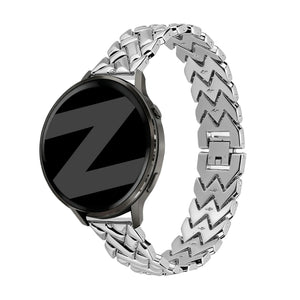 Bandz Huawei Watch GT 7 - 41mm Metal Strap 'V-Type' (Silver)