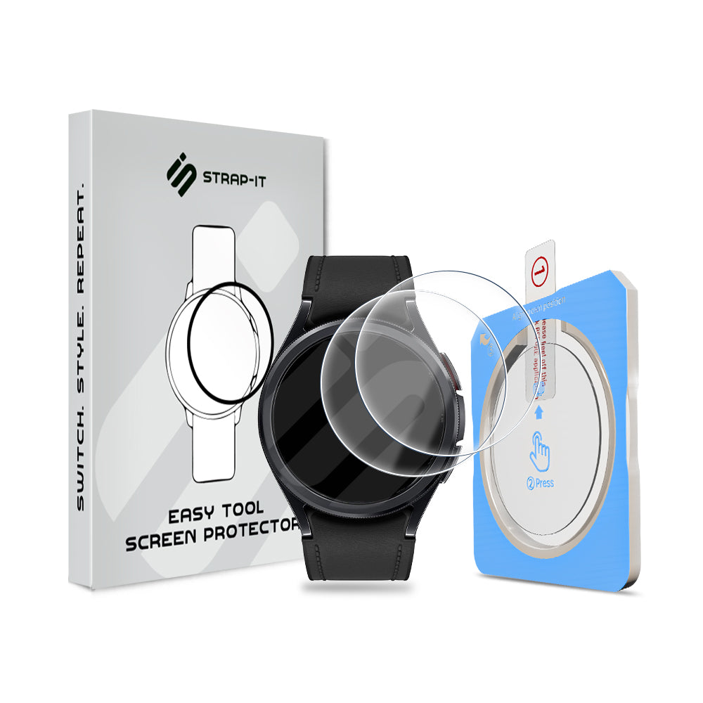 Displayschutzfolie mit 'One-Click Tool' - Samsung Galaxy Watch 6 Classic 43mm