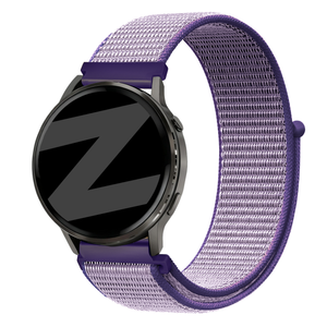 Bandz Garmin Forerunner 245 Nylon Loop Armband (Blau)