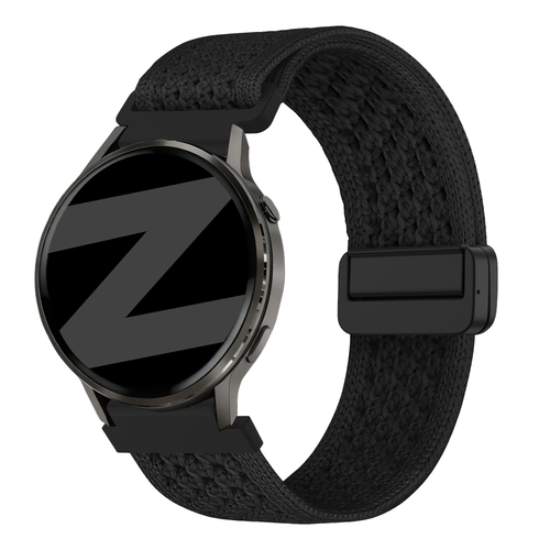 Bandz Fossil Gen 5e - 42mm Vintage Nylonarmband (Schwarz)