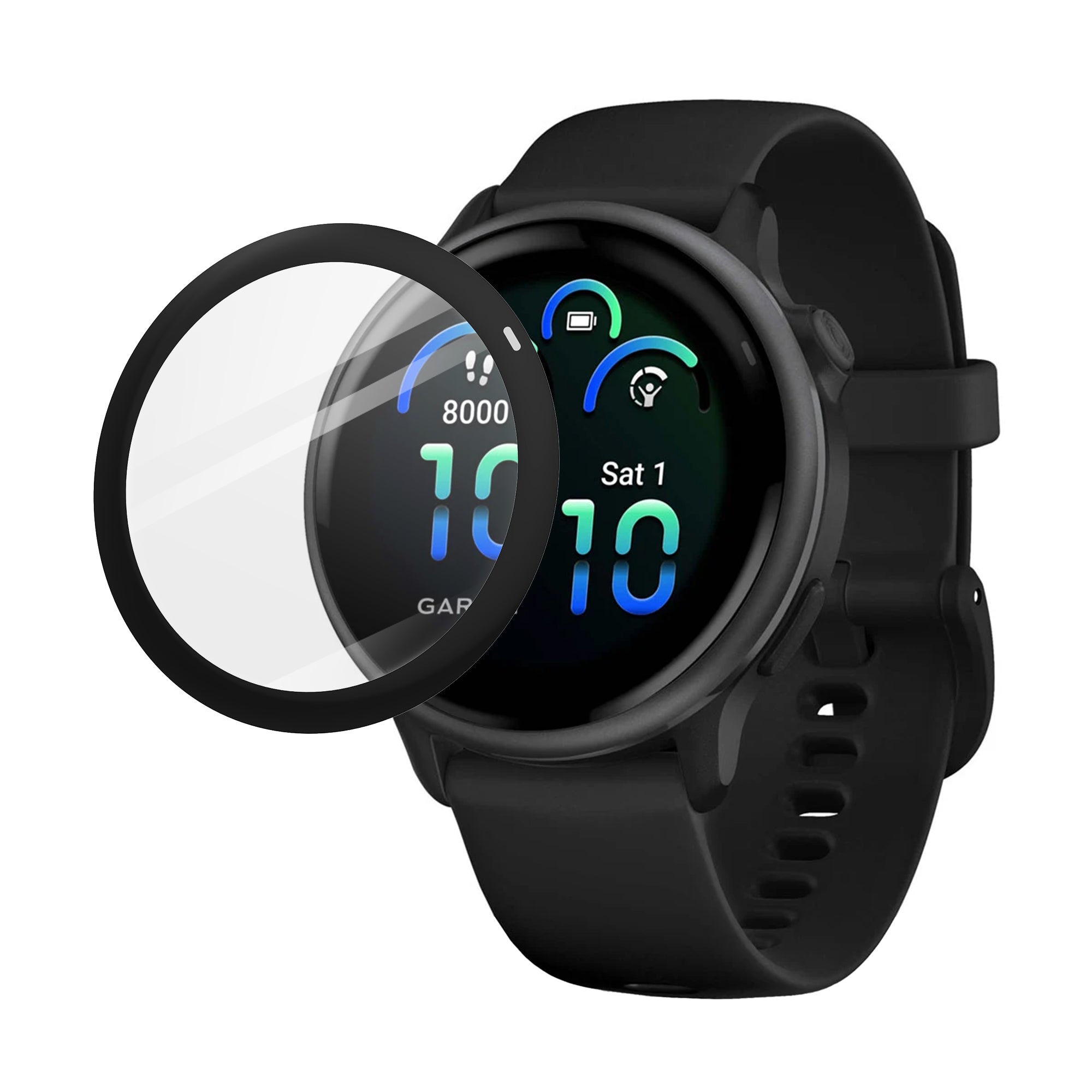 Displayschutzfolie mit 'One-Click' Tool - Garmin Vivoactive 6