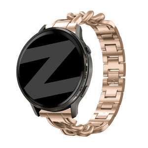 Bandz Huawei Watch GT 6 - 41mm Metallarmband 'Chains' (Roségold)