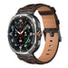 Samsung Galaxy Watch Ultra Solides Lederarmband (Kaffeebraun)