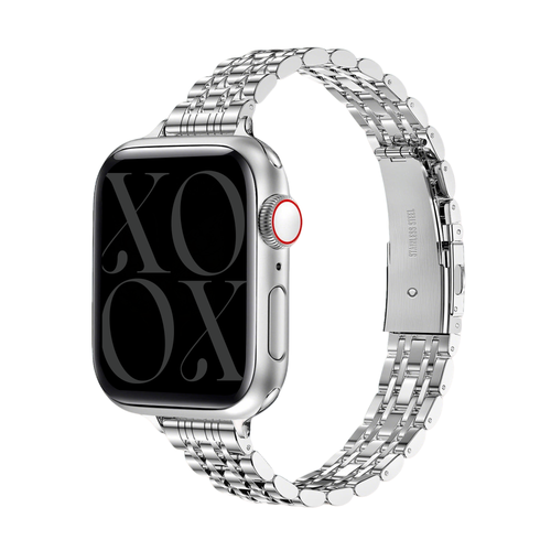 xoxo Wildhearts Apple Watch Stahlarmband 'Slim' (Silber)