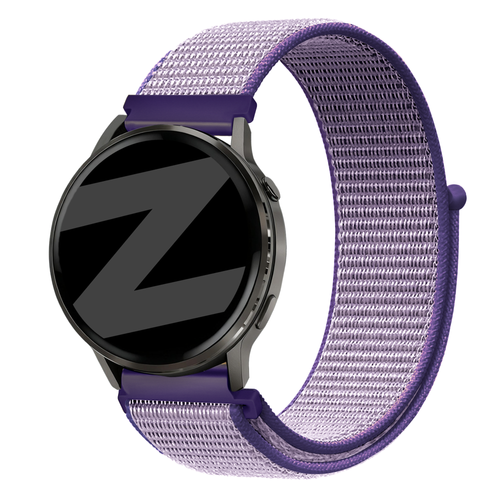 Bandz Garmin Forerunner 255 Nylon Loop Strap (Blue)