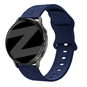 Bandz Garmin Approach S12 Silicone Strap 'Leopard' (Dark Blue)