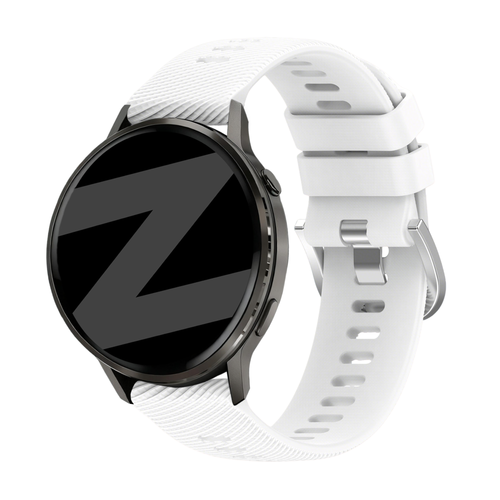 Bandz Garmin Vivoactive 4s Silicone Strap 'Deluxe' (White)
