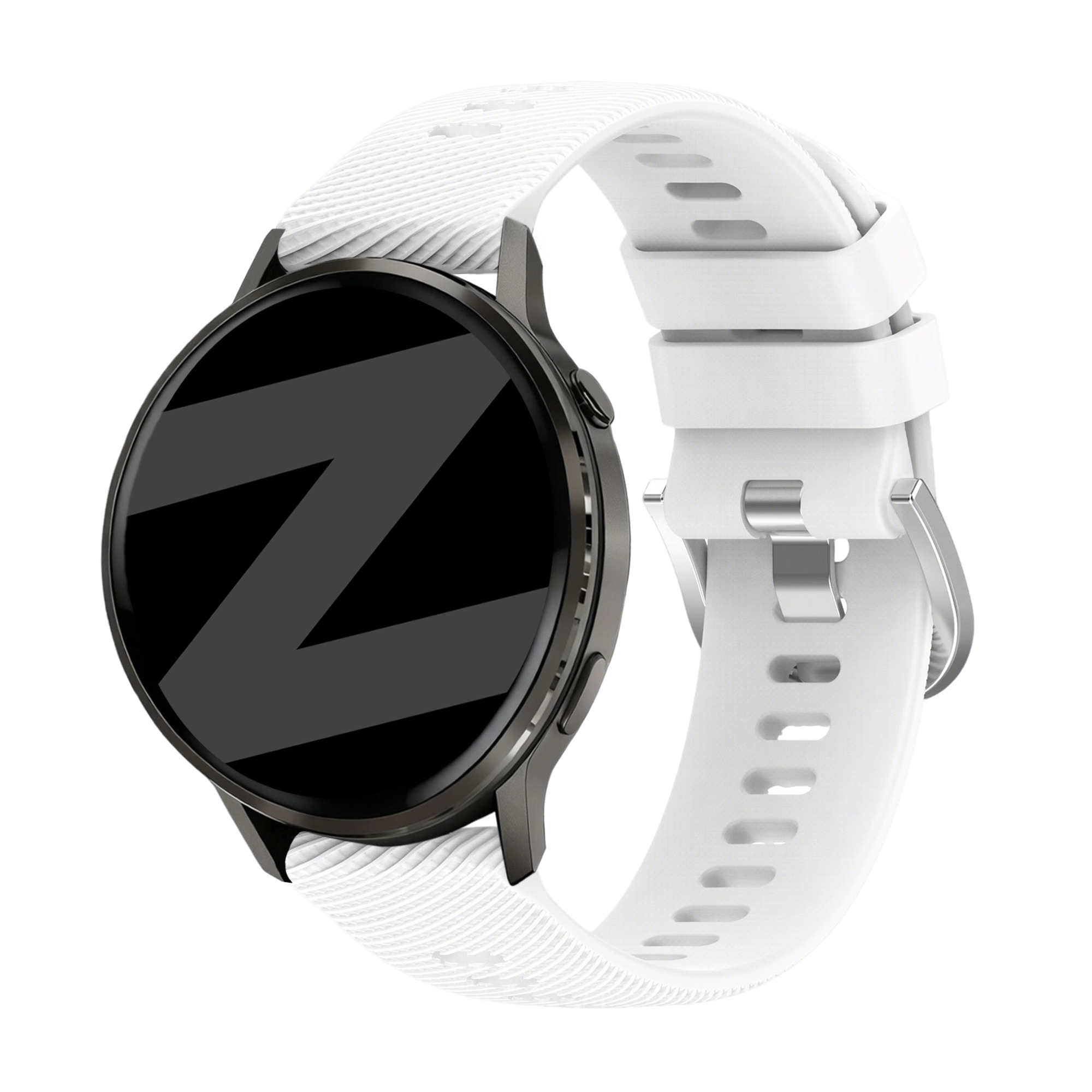Bandz Garmin Venu 4 - 41mm Silikonarmband 'Deluxe' (Weiß)