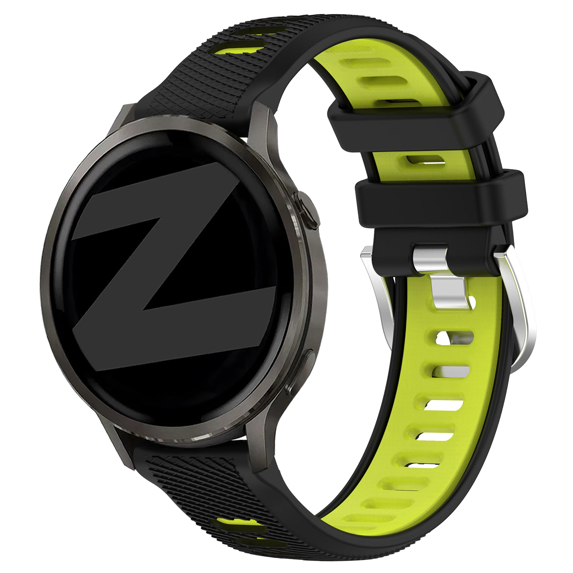 Bandz Garmin Vivomove 3s Sportarmband mit Schnalle (Schwarz/Yellow)