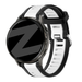 Bandz Garmin Vivoactive 3 Dual Buckled Sport Strap (Black/White)