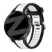 Bandz Garmin Forerunner 255 Dual Buckled Sport Strap (Black/White)
