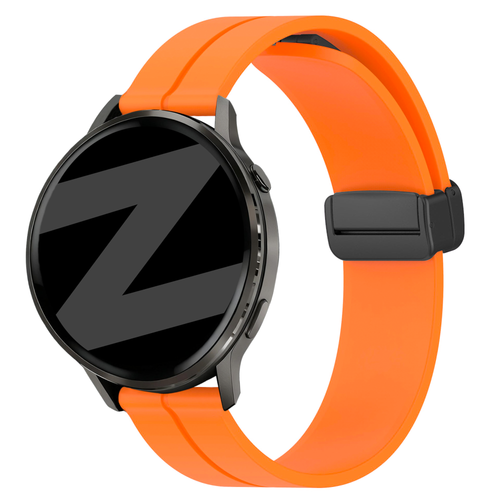Bandz Garmin Vivoactive 3 Silikonarmband mit D-Schnalle (Orange)
