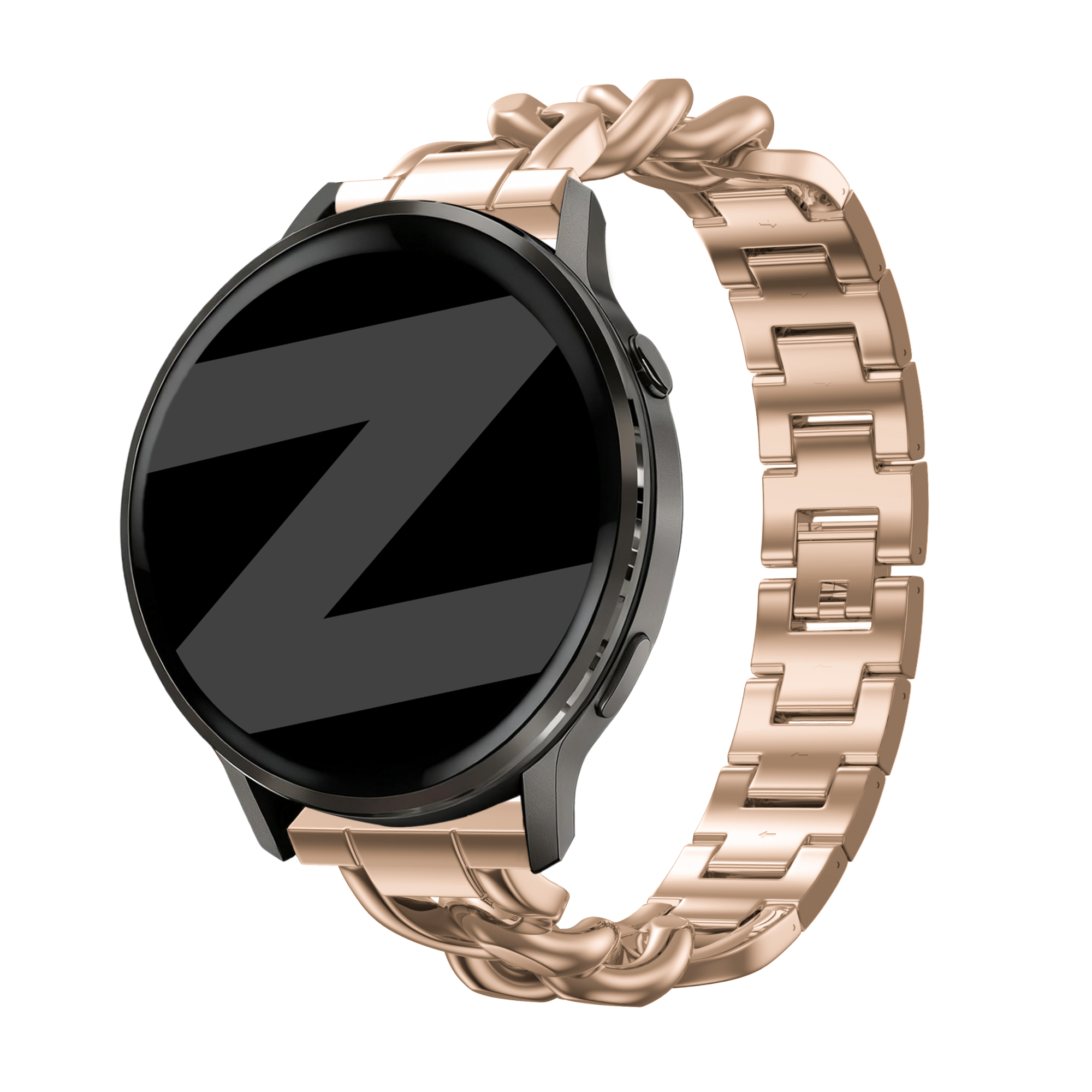 Bandz Garmin Vivoactive 6 Metallarmband 'Chains' (Roségold)