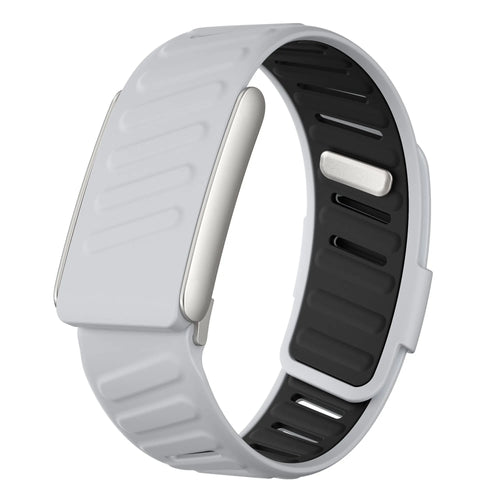 Kompatibel mit Whoop 5.0 Sportarmband (Hellgrau/Schwarz)