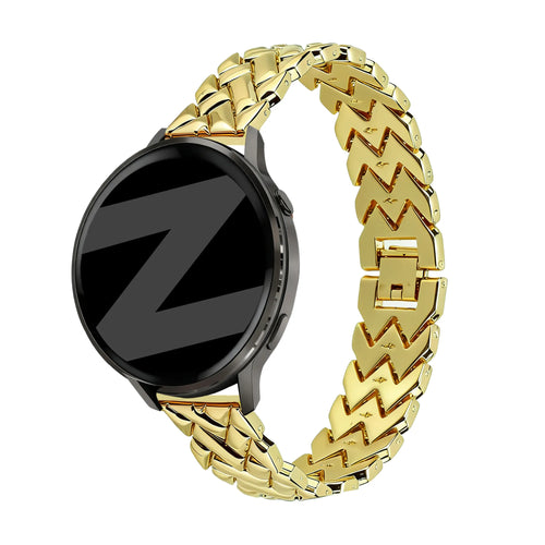 Bandz Fossil Gen 6 - 42mm Metal Strap 'V-Type' (Gold)