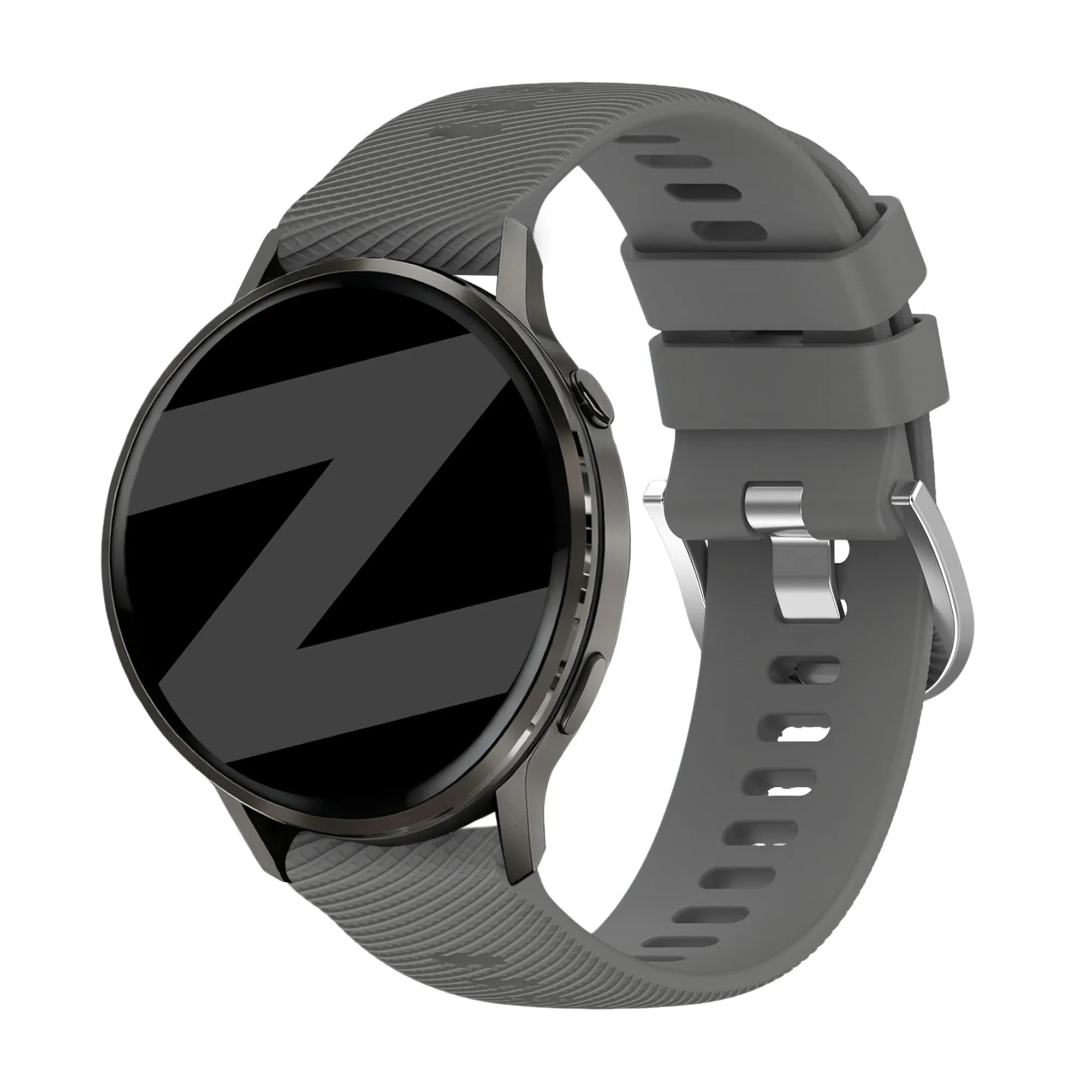 Bandz Garmin Forerunner 255s Silikonarmband 'Deluxe' (Dunkelgrau)