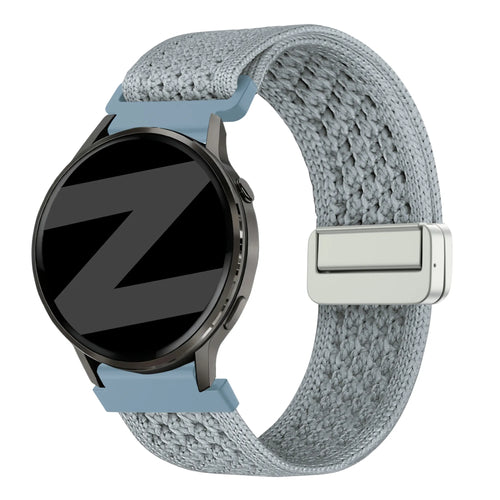Bandz Garmin Forerunner 265s Vintage Nylonarmband (Hellblau)