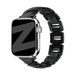 Bandz Apple Watch Premium Metal Strap 'Twisted' (Black)