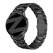 Bandz Garmin Bounce 2 Stahl Gliederarmband 'Deluxe' (Schwarz)