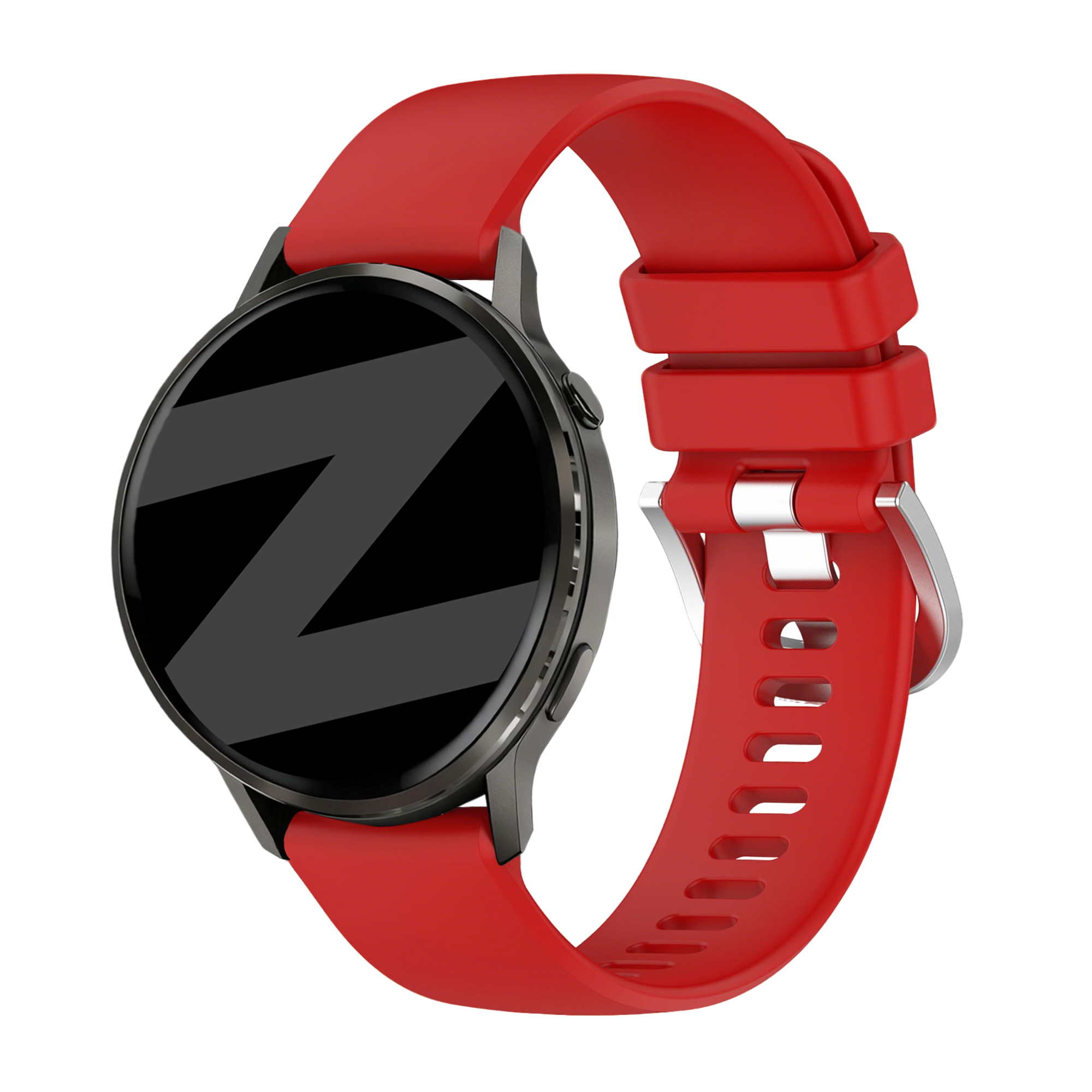 Bandz Garmin Forerunner 265s Silikonarmband 'Classic' (Rot)