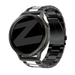 Bandz Garmin Forerunner 570 - 47mm Stahlarmband 'Classic' (Schwarz/Silber)