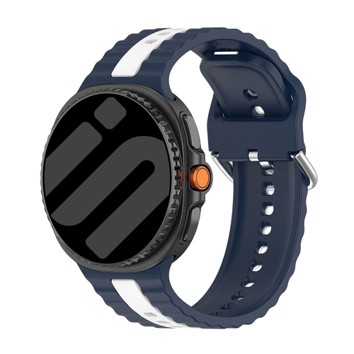 Samsung Galaxy Watch 8 - 40mm Dual Sport Strap (Blue/White)