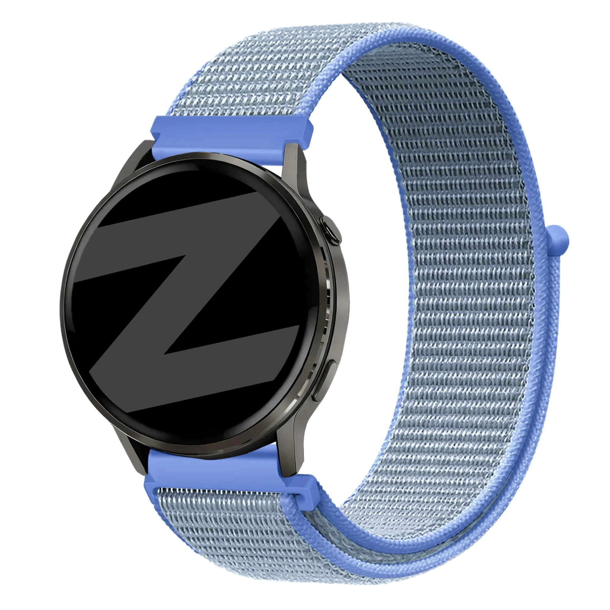 Bandz Garmin Vivomove Luxe Nylon Loop Armband (Hellblau)