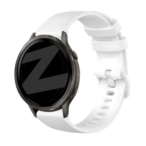 Bandz Garmin Vivomove Sport Silikonarmband 'Premium' (Weiß)