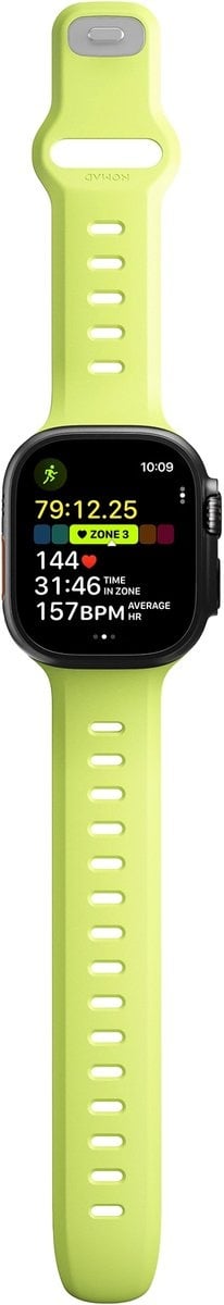 Nomad Apple Watch Silicone Tempo Strap (Lime)