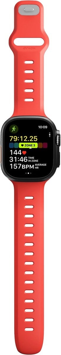 Nomad Apple Watch Silicone Tempo Strap (Coral)