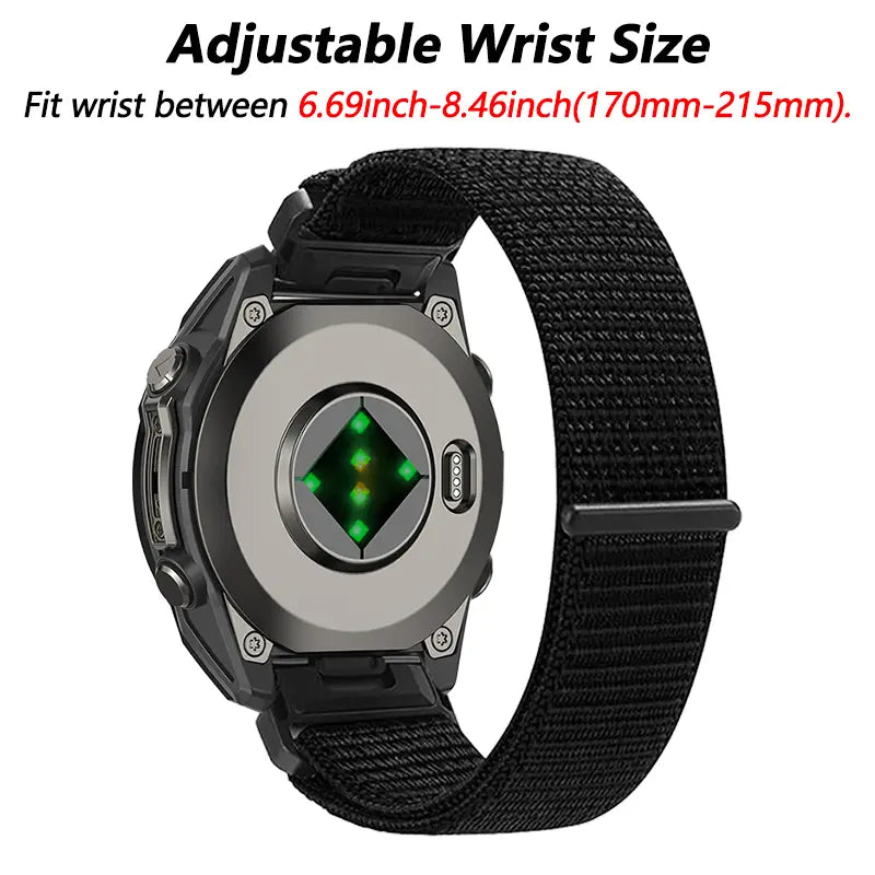 Garmin D2 Delta S Premium Nylon Strap (Dark Grey)