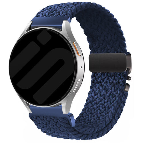 Garmin Vivoactive 4 Geflochtenes Armband mit P-Schließe (Blau)