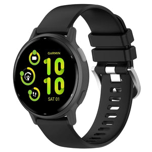 Garmin Vivoactive 6 Silikon Classic Armband (Schwarz)