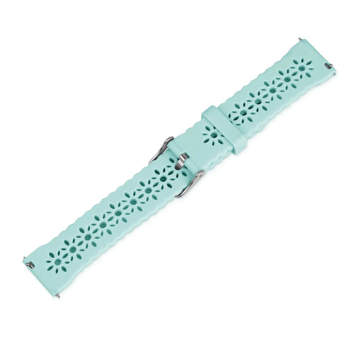 Amazfit Bip U (Pro) Gemustertes Silikonarmband (Blue Sea Green)