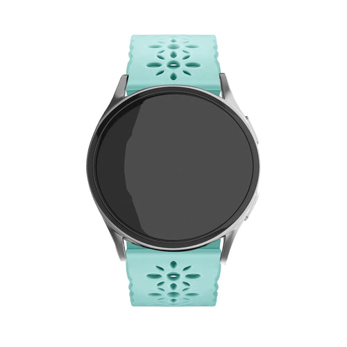 Amazfit Bip U (Pro) Gemustertes Silikonarmband (Blue Sea Green)