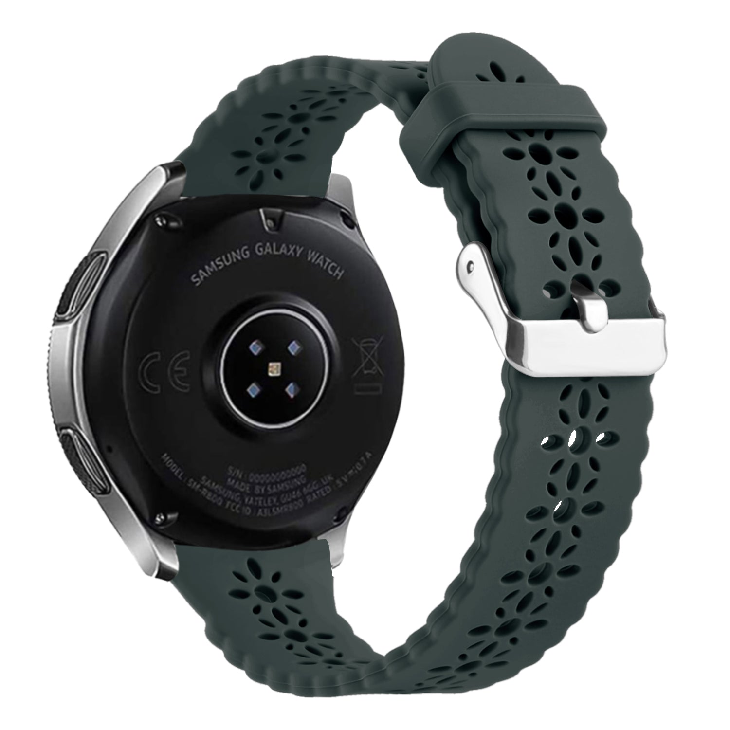Amazfit Active Patterned Silicone Strap (Viridian)