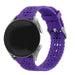 Coros Apex 42mm Gemustertes Silikonarmband (Dunkel Lila)